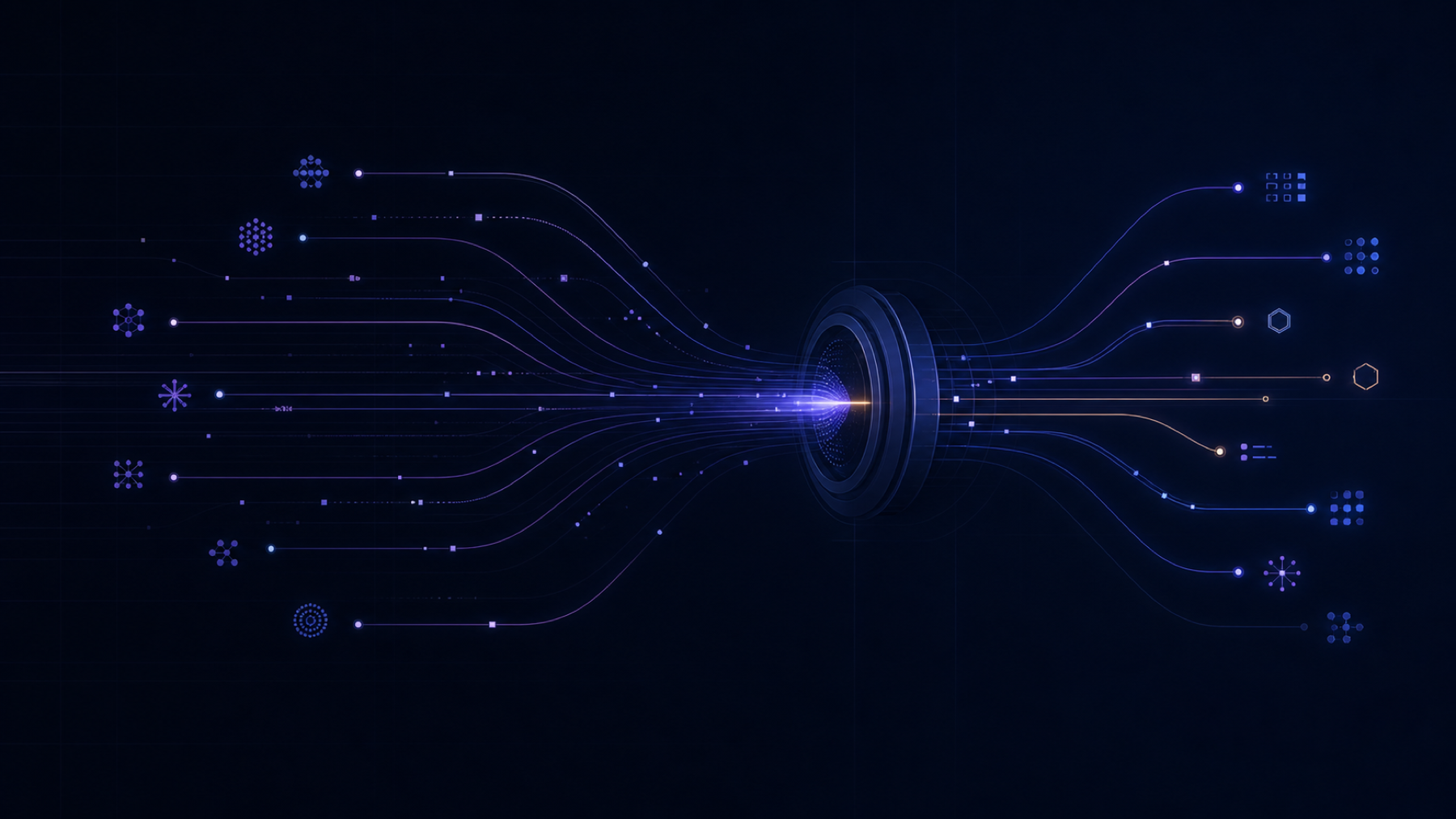 多种 AI 模型通过 Orux AI 网关汇聚为统一 API